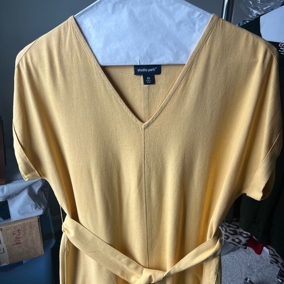 Studio Park x Leah Williams Regular Elevated Linen Dress XS - Picture 2 of 12